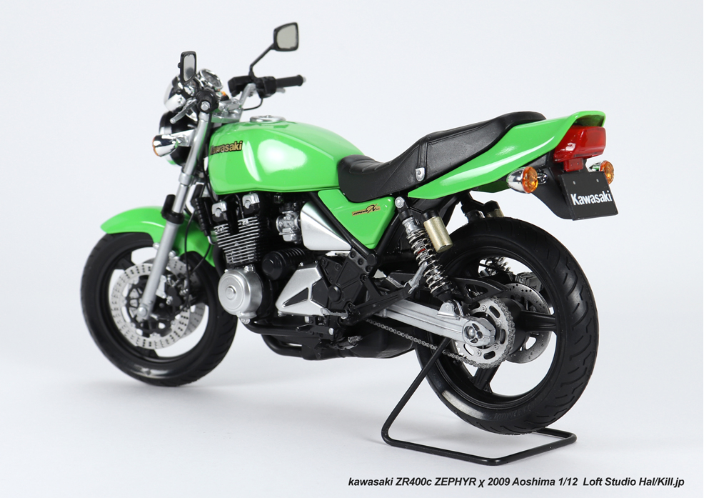 1/12 kawasaki ZR400c ZEPHYR kai 2009